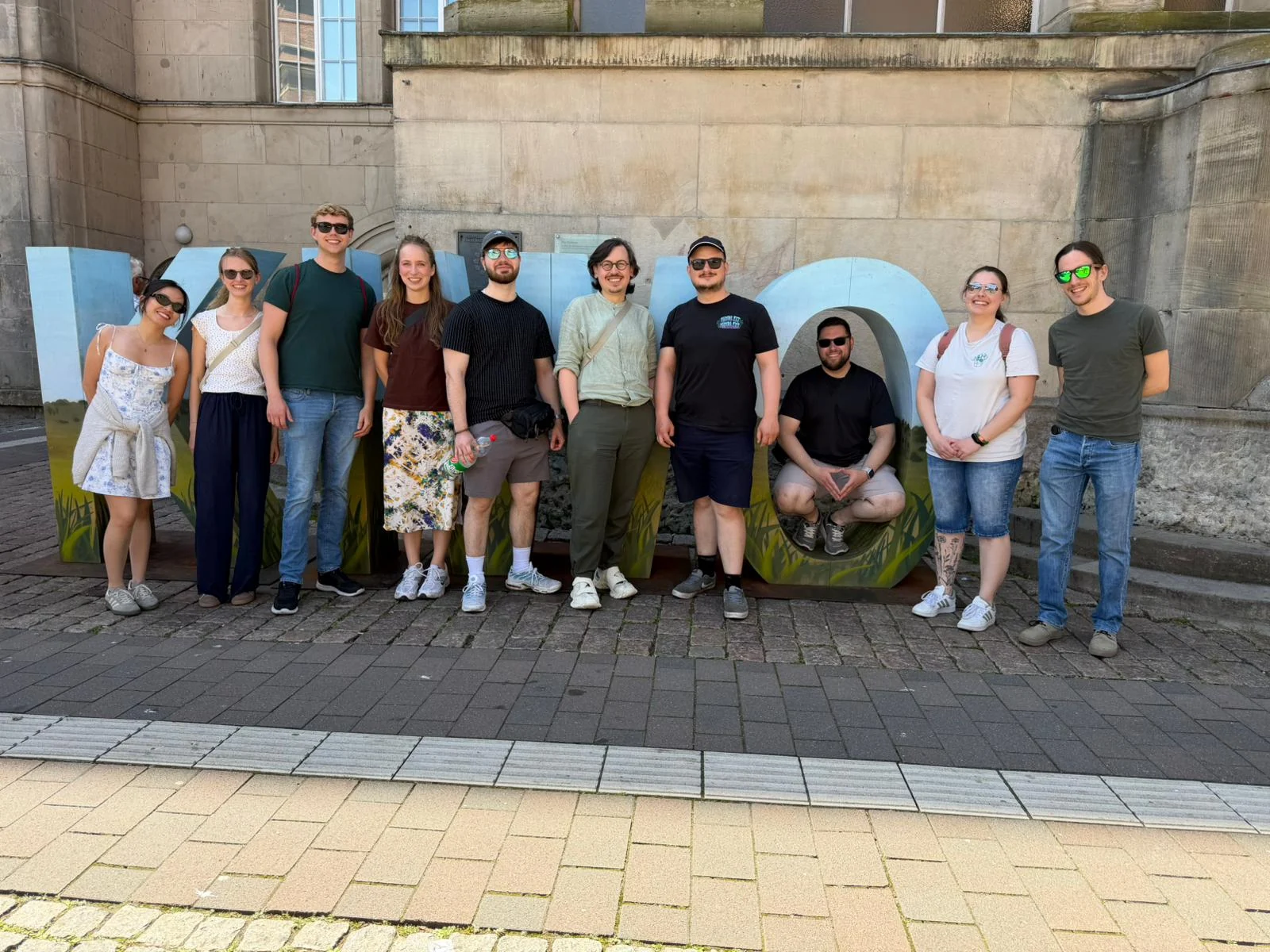 Staubitz Group together during a summer excursion